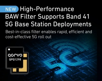 2021技术新品 | Qorvo®推出高性能BAW滤波器，支持Band 41频段5G基站部署